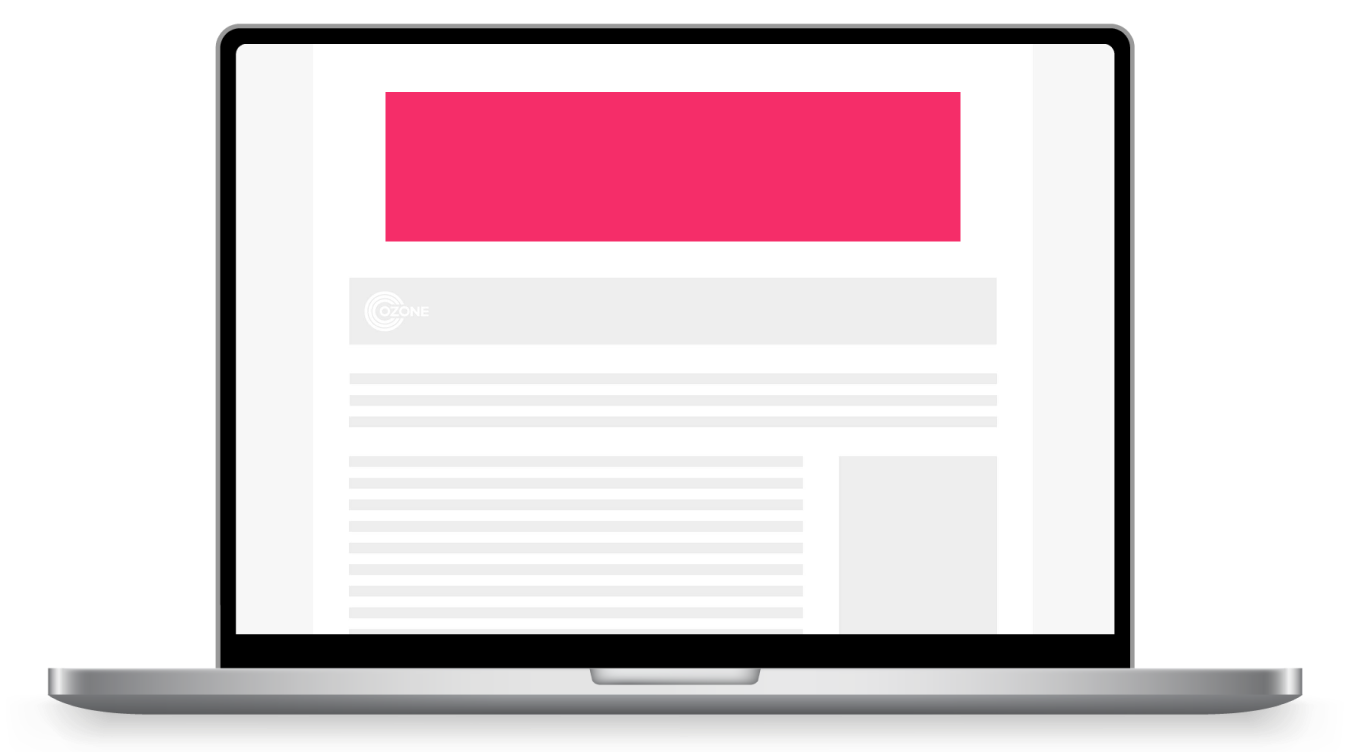 Billboard ad format mockup