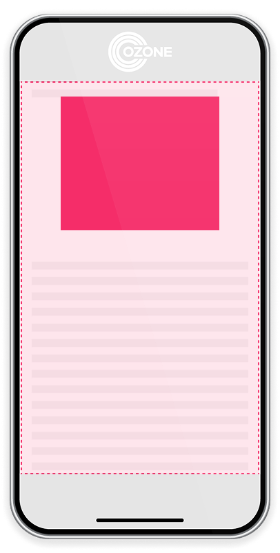 Tap to Expand ad format mockup